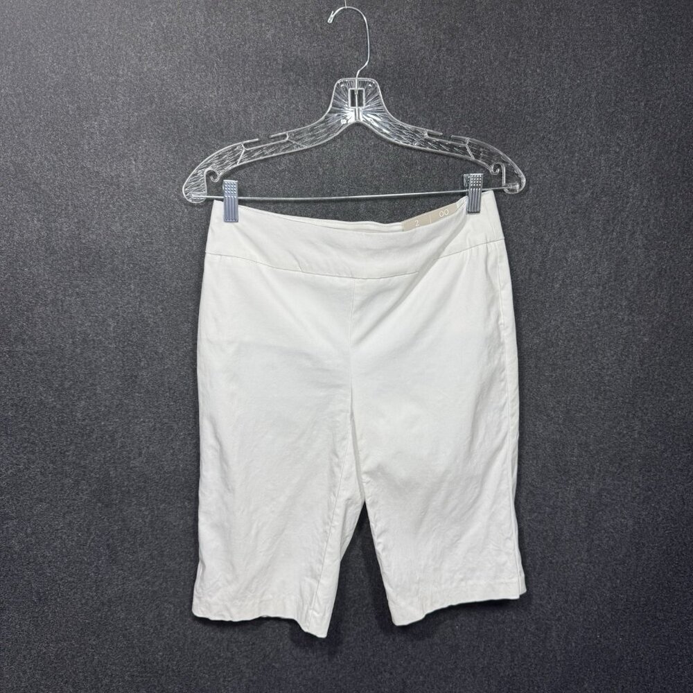 Chico's Women's BERMUDA So Slimming Brigitte Slim Leg Short Size 00 / U.S 2